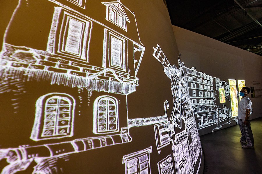 Chongqing: la mostra immersiva dei maestri d'arte dà vita a dipinti famosi
