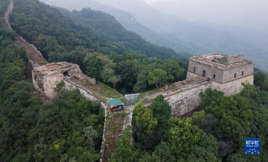 Beijing: restauro del tratto di Jiankou della Grande Muraglia