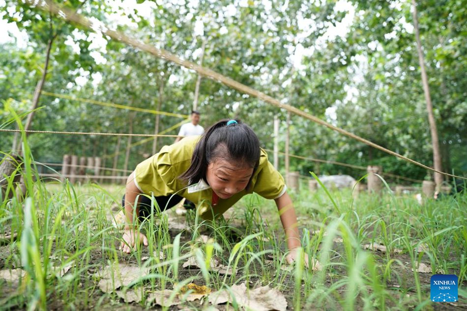 Jiangsu: corso di arti marziali aperto per bambini