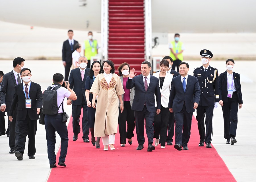 I presidenti dei 5 Paesi dell'Asia Centrale sono arrivati a Xi'an