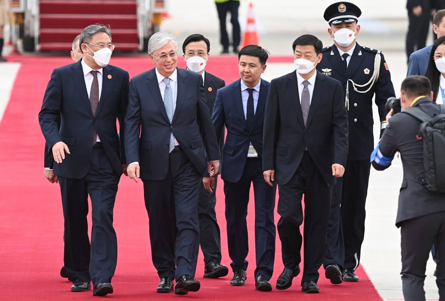 I presidenti dei 5 Paesi dell'Asia Centrale sono arrivati a Xi'an