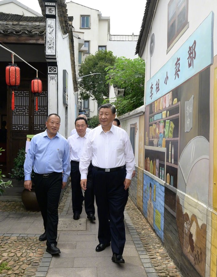 Zhejiang, Xi Jinping in visita d'ispezione a Jinhua