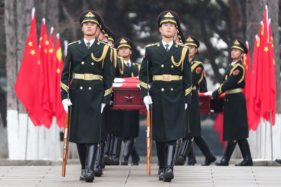 Shenyang: cerimonia sepoltura per l'11° lotto spoglie martiri Volontari Popolo Cinese