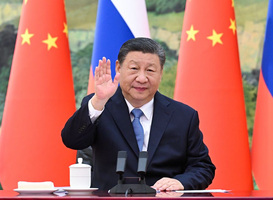 Xi Jinping in videoconferenza con Putin