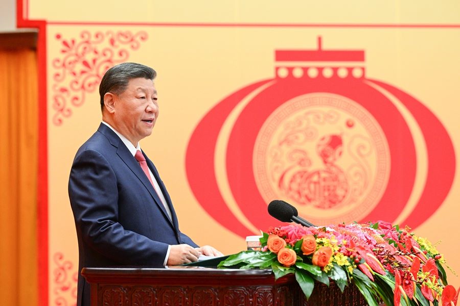 Discorso di Xi Jinping durante la riunione augurale per la Festa di Primavera