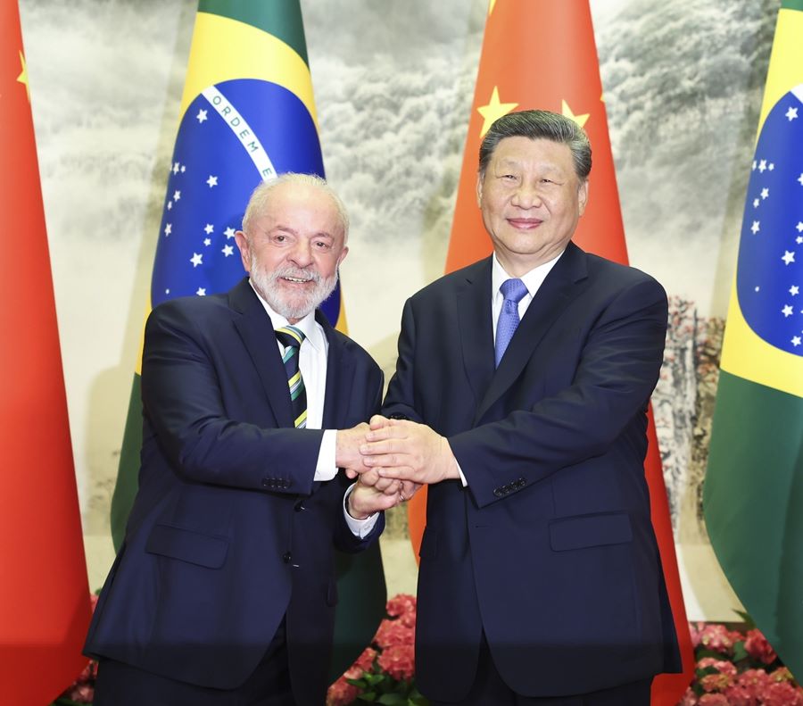 Colloquio tra Xi Jinping e il Presidente brasiliano Lula
