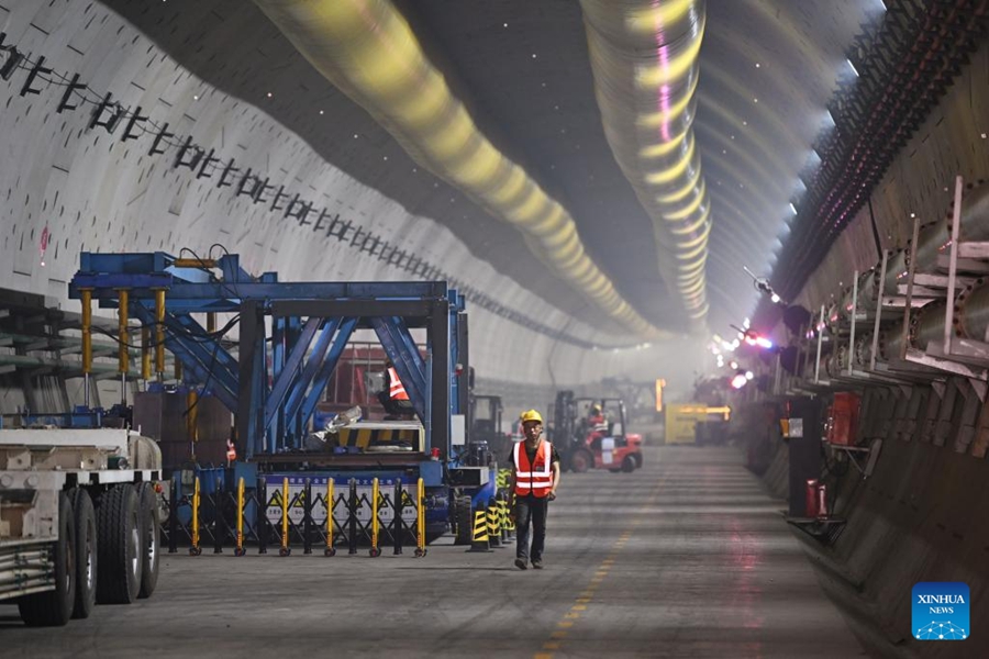 In costruzione il tunnel Jingu Haihe della ferrovia ad alta velocità Tianjin-Weifang