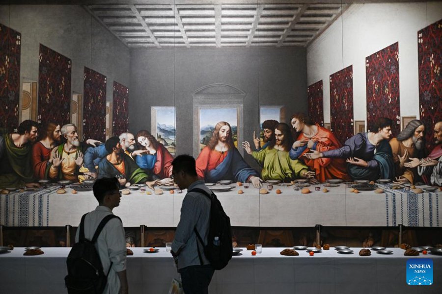 Inaugurata la mostra su Leonardo da Vinci al Natural History Museum della Cina