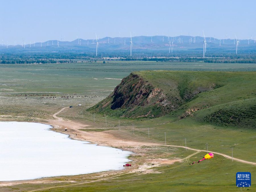 Bandiera di Taibus, Mongolia Interna: il magico 