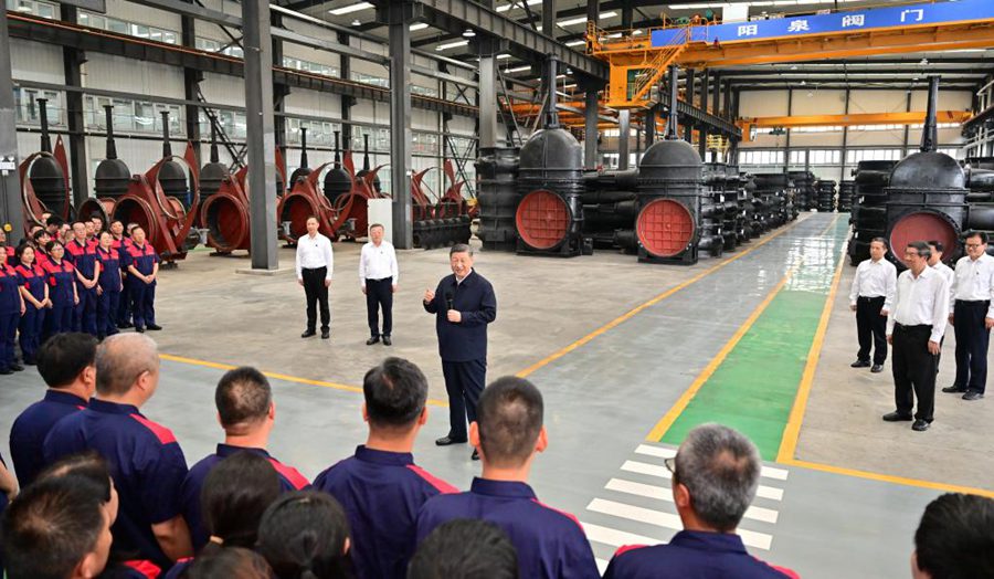Visita di Xi Jinping nello Shanxi: promuovere la trasformazione dell'economia basata sulle risorse