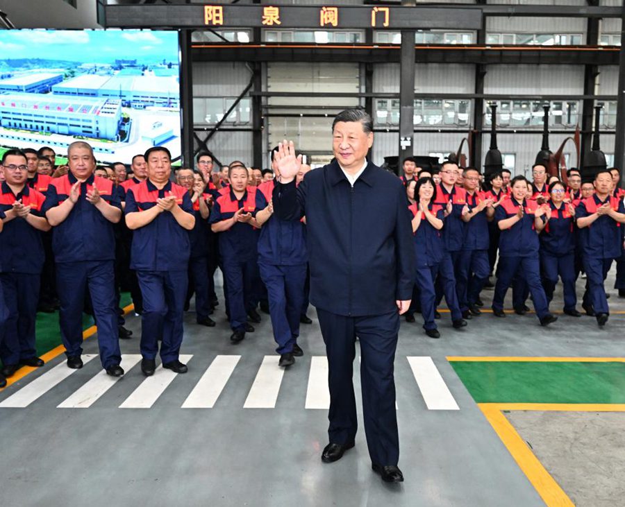 Visita di Xi Jinping nello Shanxi: promuovere la trasformazione dell'economia basata sulle risorse