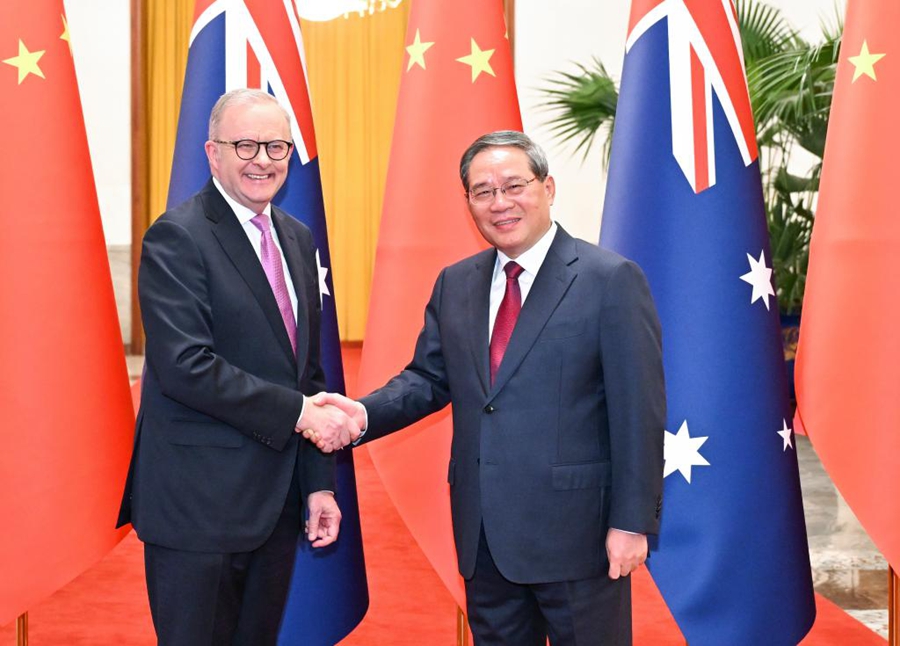 Incontro tra Li Qiang e Anthony Albanese