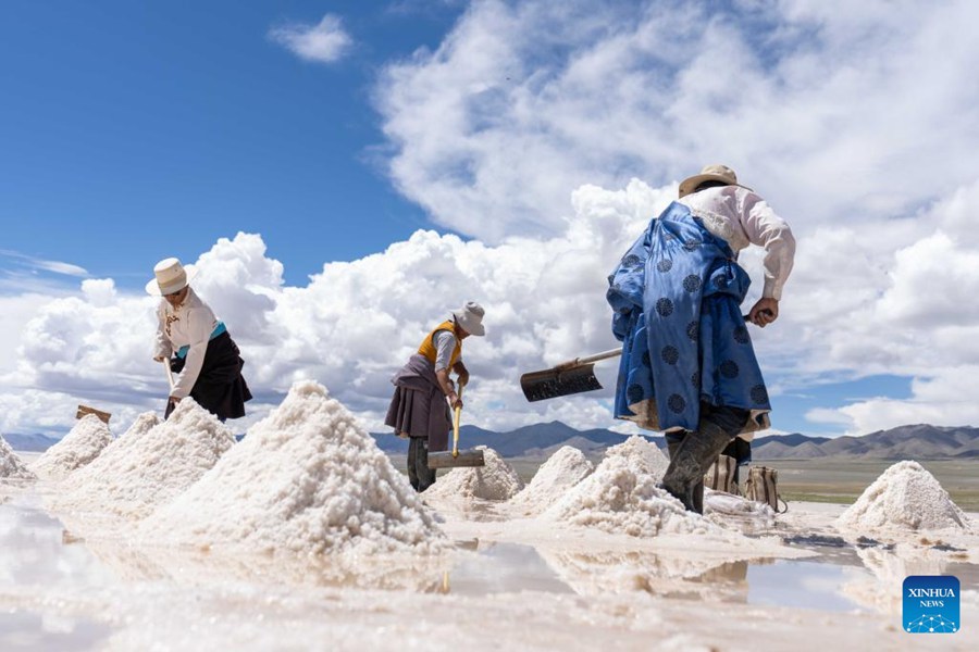 Xizang, le abbondanti risorse saline incrementano il reddito degli abitanti