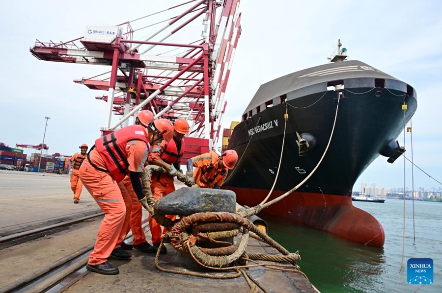 Il porto di Qingdao espande gli scambi con i paesi SCO attraverso 42 rotte marittime