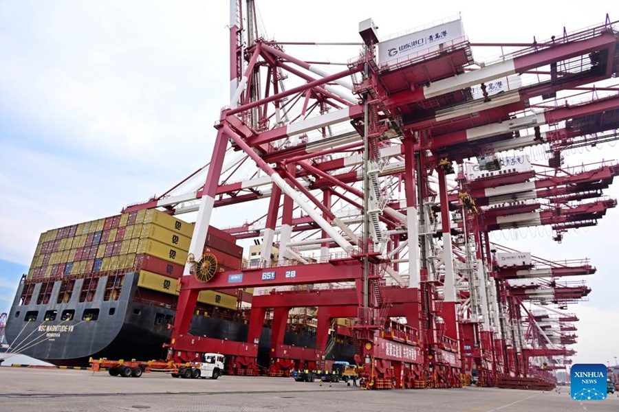 Il porto di Qingdao espande gli scambi con i paesi SCO attraverso 42 rotte marittime