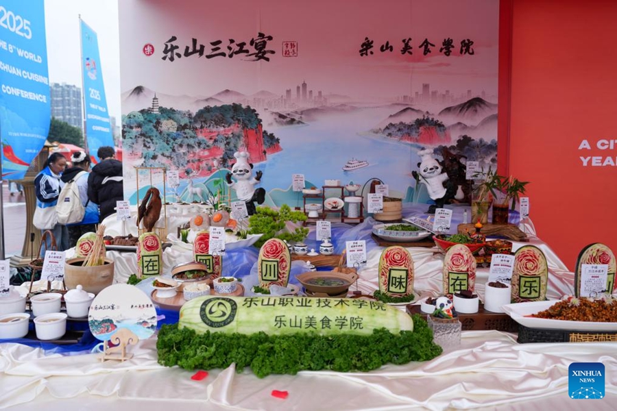 Ottava Conferenza mondiale della cucina del Sichuan tenuta a Leshan, Cina sudoccidentale