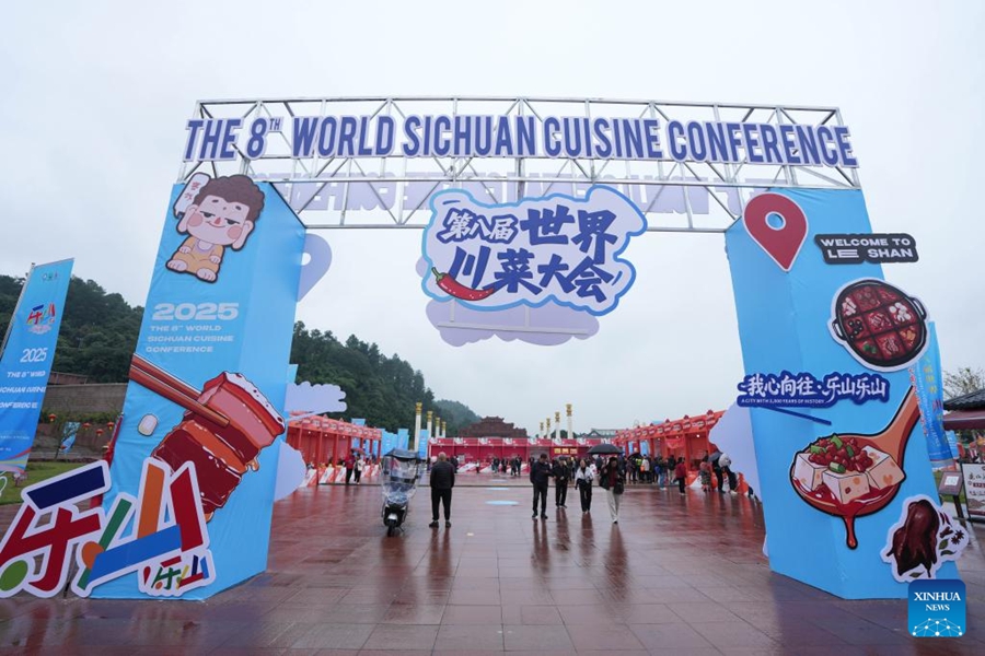 Ottava Conferenza mondiale della cucina del Sichuan tenuta a Leshan, Cina sudoccidentale