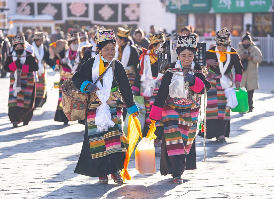 Lo Xizang celebra il Festival della Dea