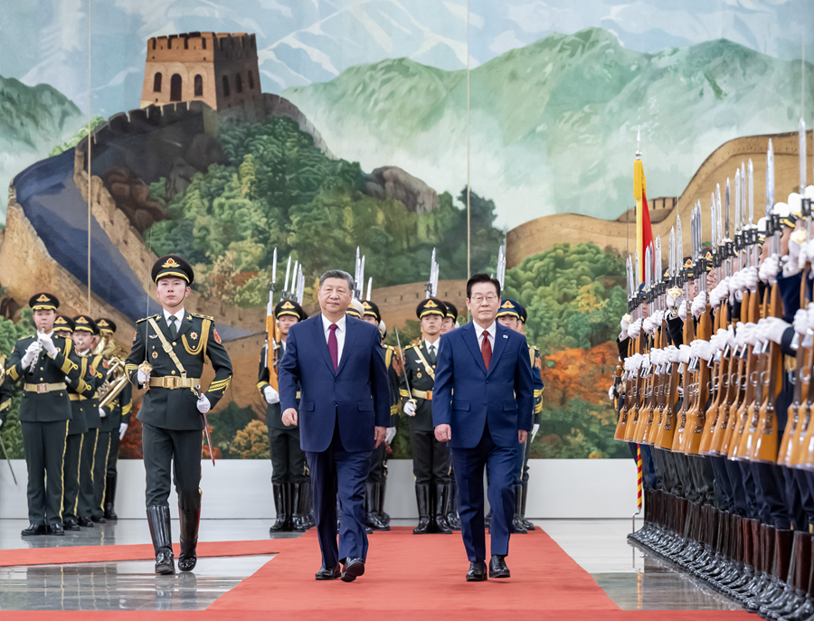 Colloquio tra Xi Jinping e Lee Jae-myung