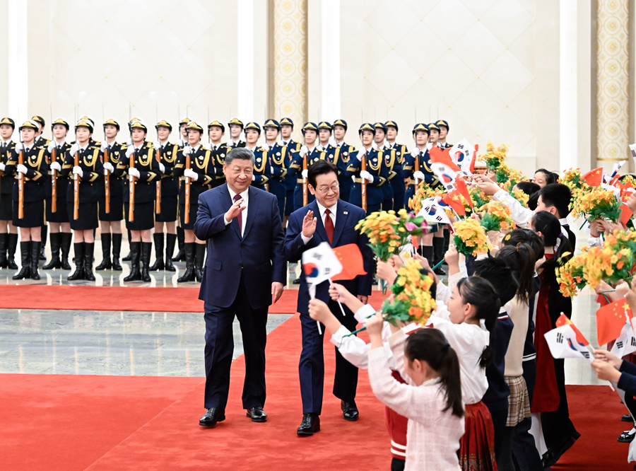 Colloquio tra Xi Jinping e Lee Jae-myung