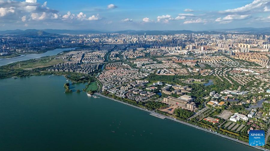 Yunnan, la qualità dell'acqua del Lago Dianchi mantiene un livello elevato