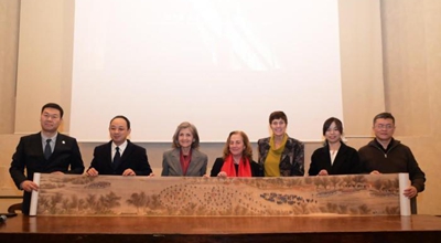 Incontro tra Italia e Cina sui valori dello spirito olimpico e conversazione con l'arte antica e moderna
