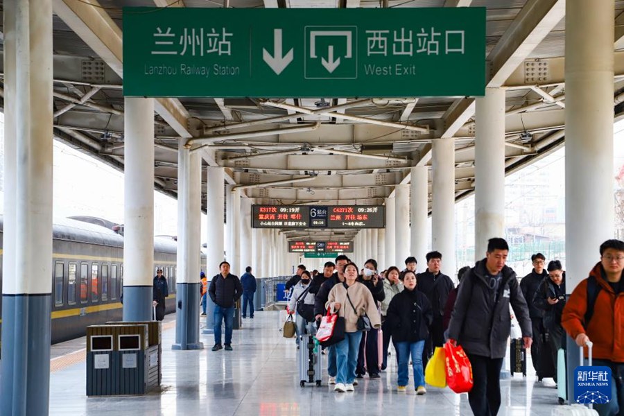 Le ferrovie cinesi registrano il picco massimo di rientro dopo la Festa di Primavera