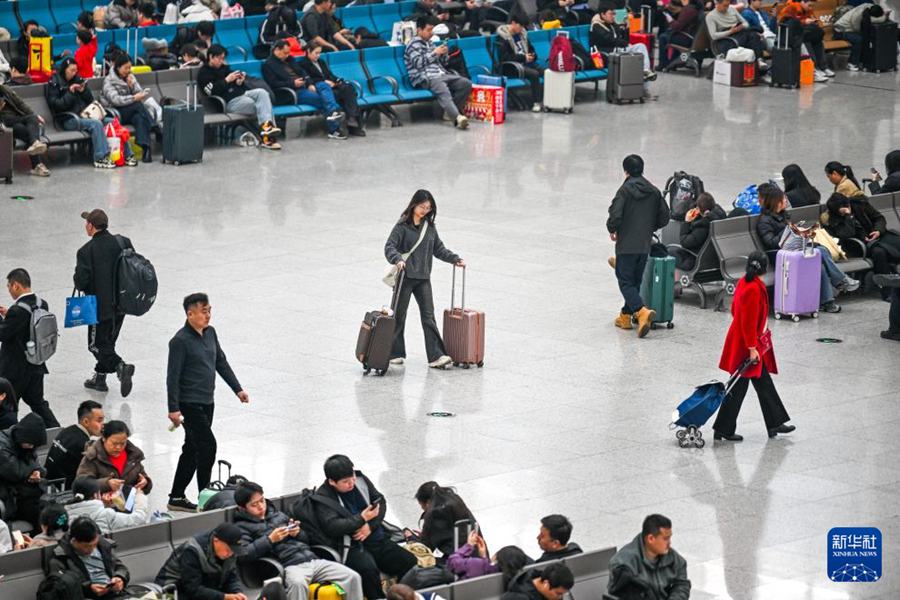 Le ferrovie cinesi registrano il picco massimo di rientro dopo la Festa di Primavera