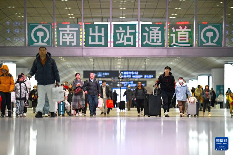 Le ferrovie cinesi registrano il picco massimo di rientro dopo la Festa di Primavera