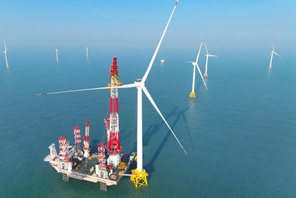 Dal deserto del Gobi al mare: l'energia eolica rappresenta la pietra angolare della transizione verde della Cina