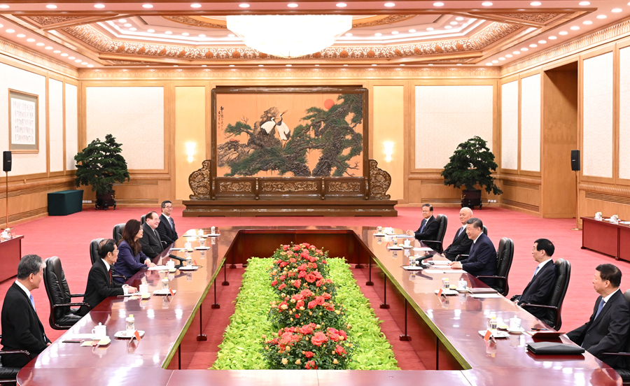 Xi Jinping incontra la Presidente del Kuomintang Cheng Li-wun