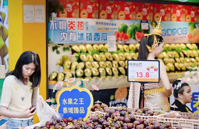 La frutta fresca dell'ASEAN accelera l'ingresso in Cina attraverso i porti del Guangxi