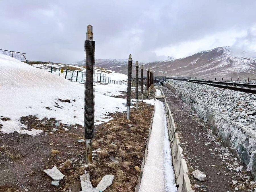 Tubi termici a protezione della ferrovia Qinghai-Xizang