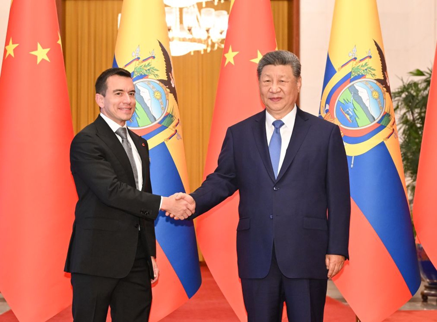 Incontro tra Xi Jinping e Daniel Noboa