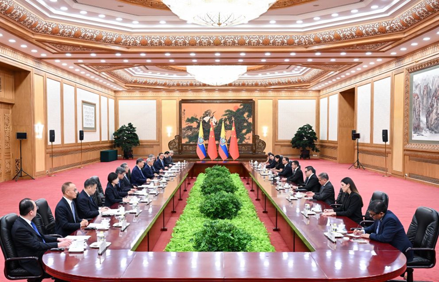 Incontro tra Xi Jinping e Daniel Noboa