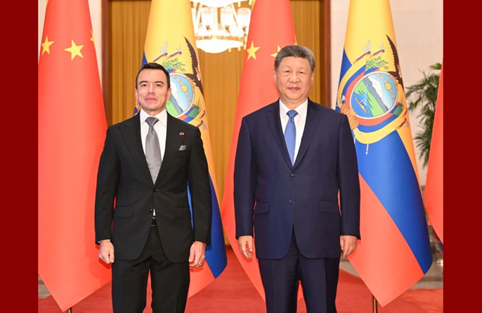 Incontro tra Xi Jinping e Daniel Noboa
