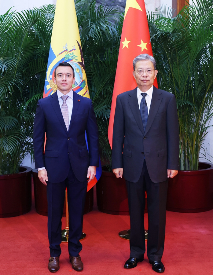 Incontro tra Zhao Leji e Daniel Noboa