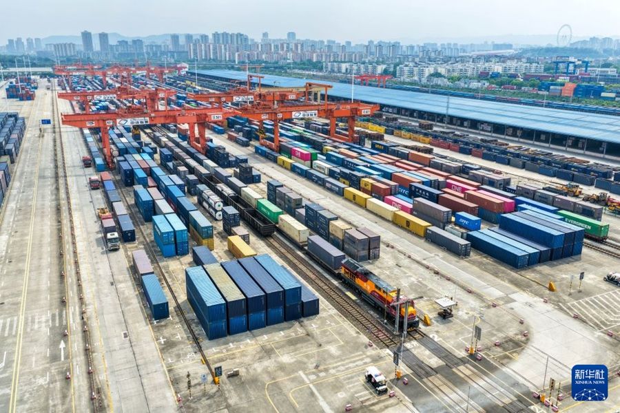 Chongqing, i treni merci Cina-Europa registrano una
