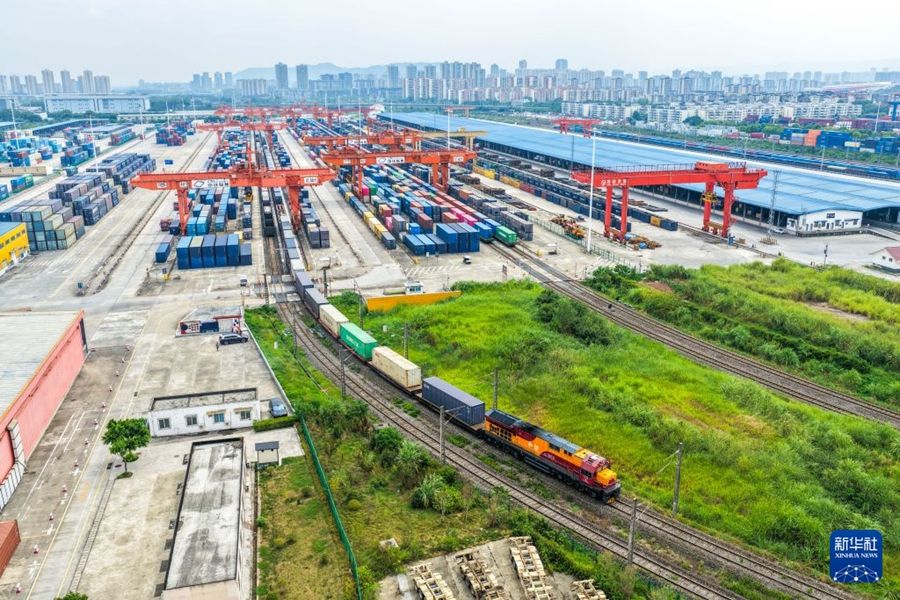Chongqing, i treni merci Cina-Europa registrano una