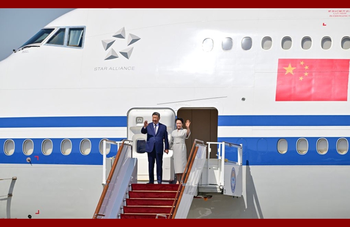 Kirghizistan, Xi Jinping giunge a Bishkek per il vertice SCO 2026 e una visita di Stato