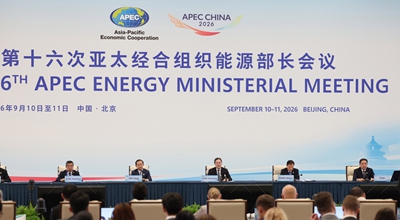 Ding Xuexiang alla cerimonia di apertura della sedicesima riunione dei ministri dell'Energia dell'APEC
