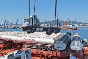 Forte crescita delle spedizioni di merci dal porto di Yantai verso l'Africa