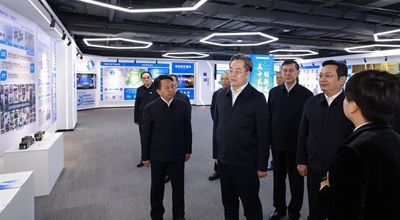 Ding Xuexiang partecipa a Xiong'an alla cerimonia istitutiva del China National Data Group Co., Ltd.