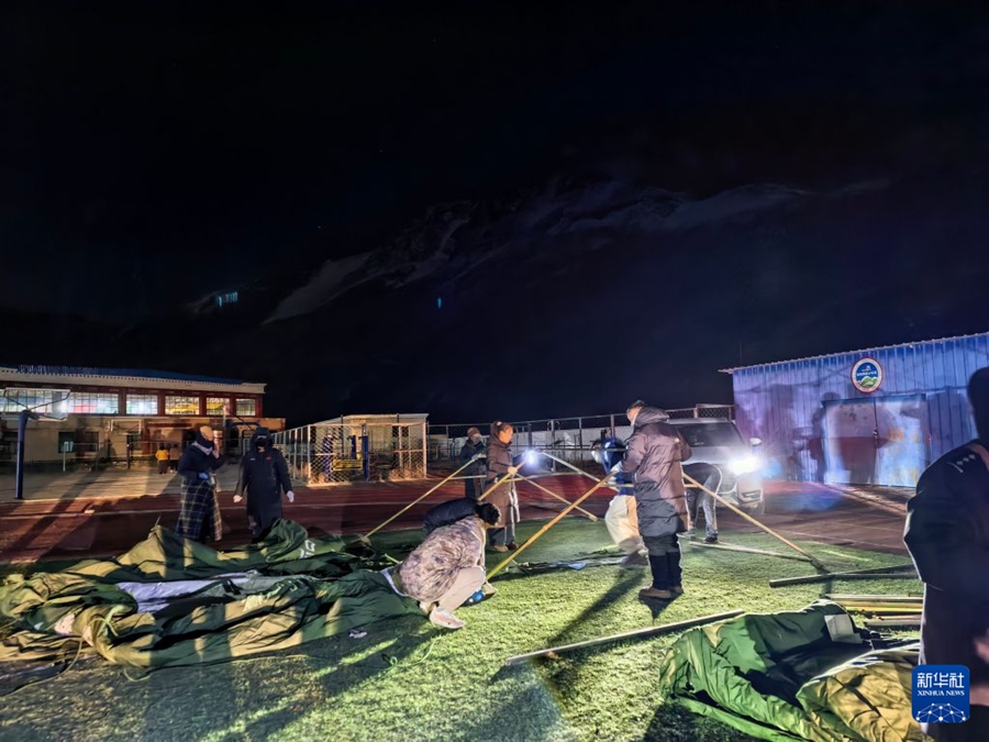 Terremoto di magnitudo 7,0 nella contea di Baqen, Xizang: innalzato al livello III lo stato di risposta nazionale all'emergenza sismica